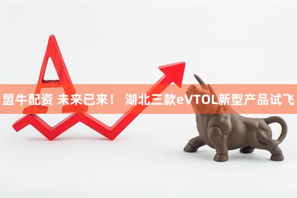 盟牛配资 未来已来！ 湖北三款eVTOL新型产品试飞